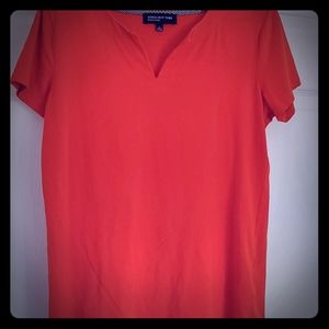 Short sleeve knit top